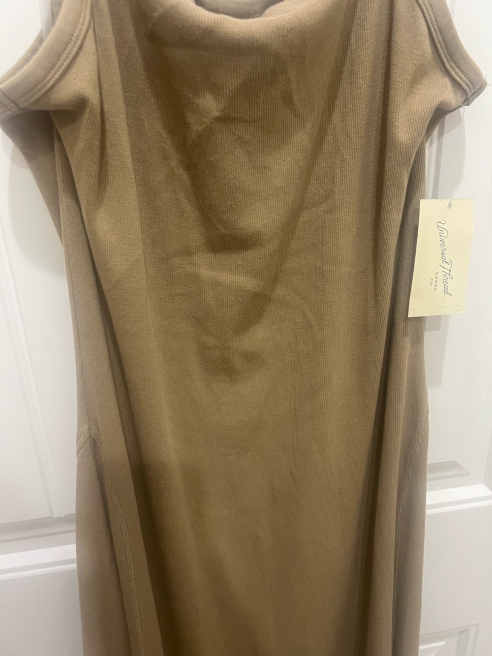 Universal Thread Olive Slip Maxi Dress with Cowl Neck - Picture 2 of 5